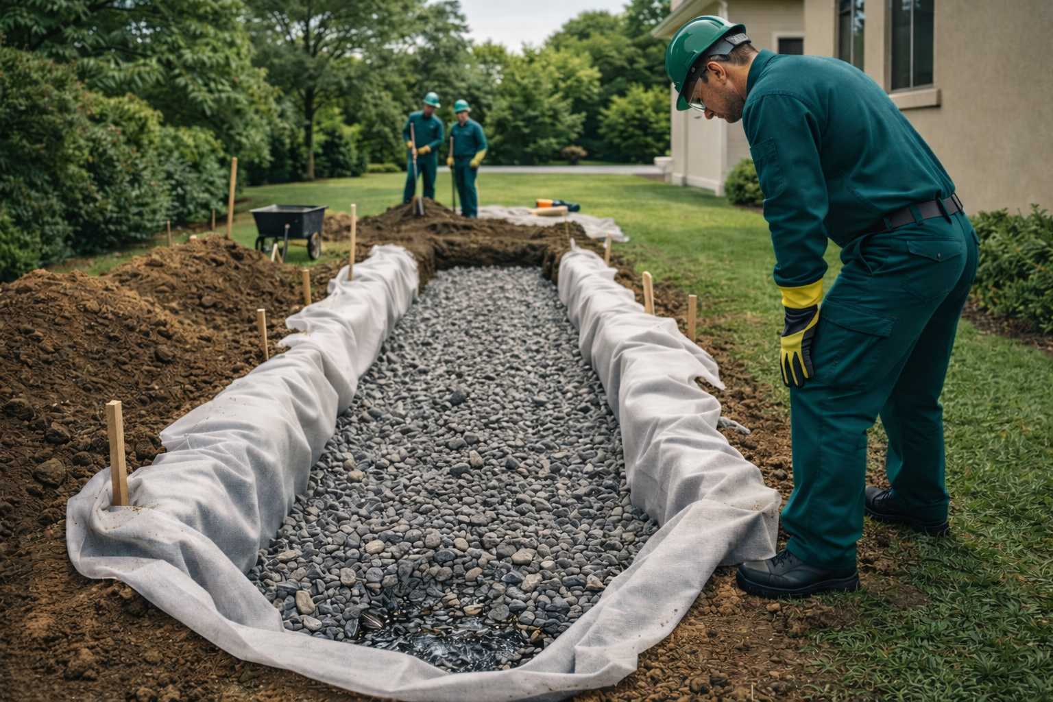 Diseño y Construcción de Drenajes y Pozos de Absorción Diseño y Construcción de Drenajes y Pozos de Absorción